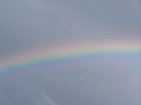 Rainbow in the sky